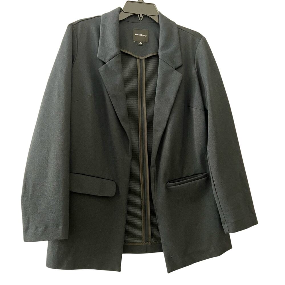 Liverpool Midnight Blue Navy Boyfriend Blazer Size S